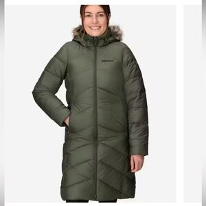 Marmot Montreax Women's Olive Down Puffer